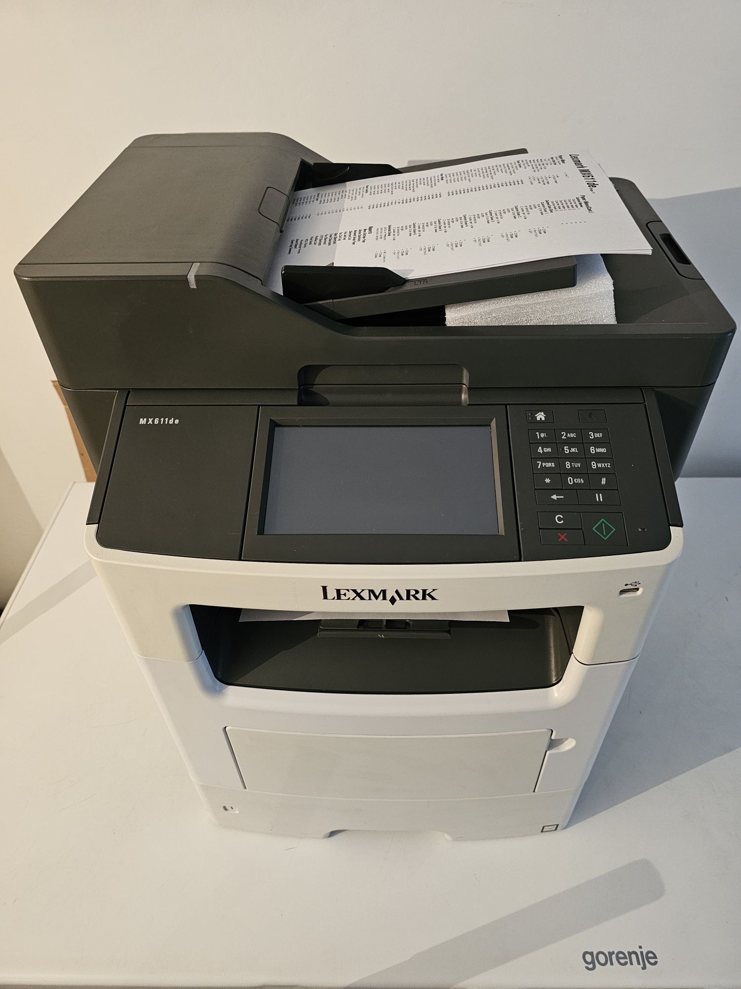 Лазерен мултифункционален принтер Lexmark МX611dе
