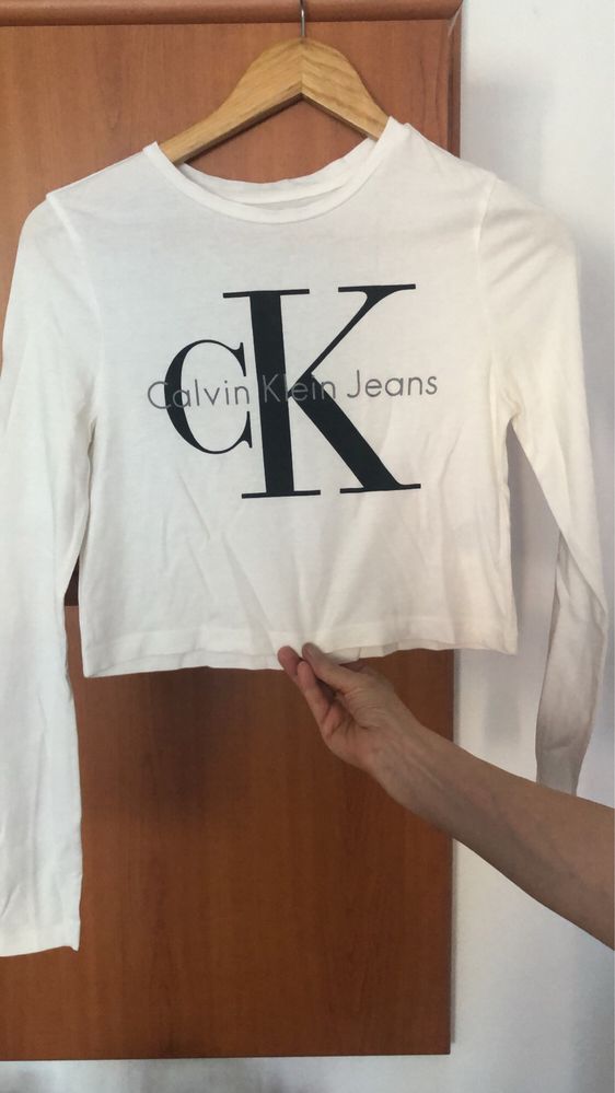Tricou C.K Jeans alb