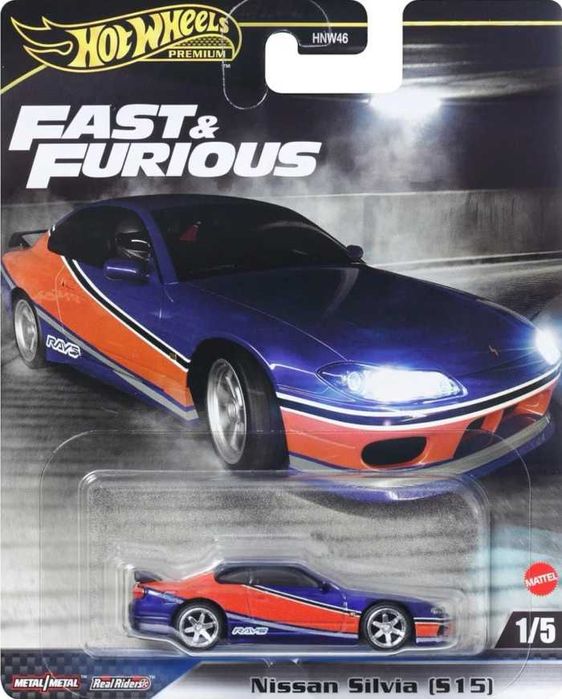 Hot Wheels Premium Nissan Silvia S15 Fast & Furious