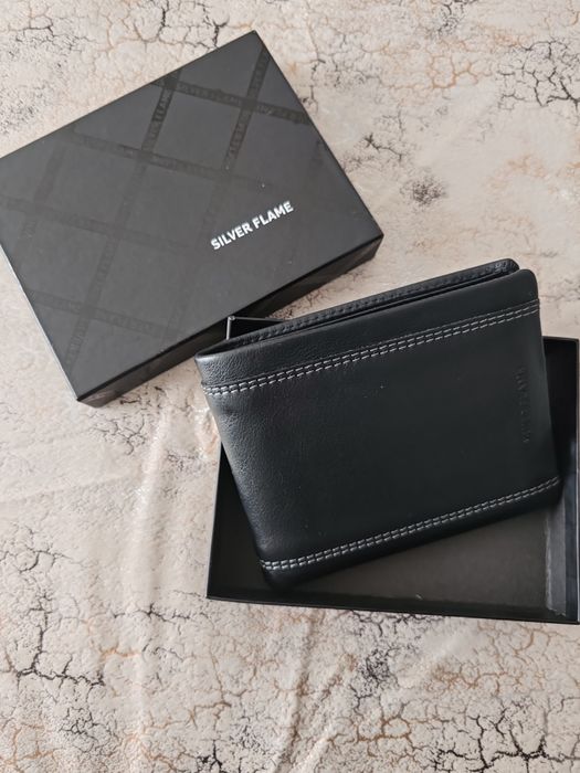 Мъжки портфейл silver flame