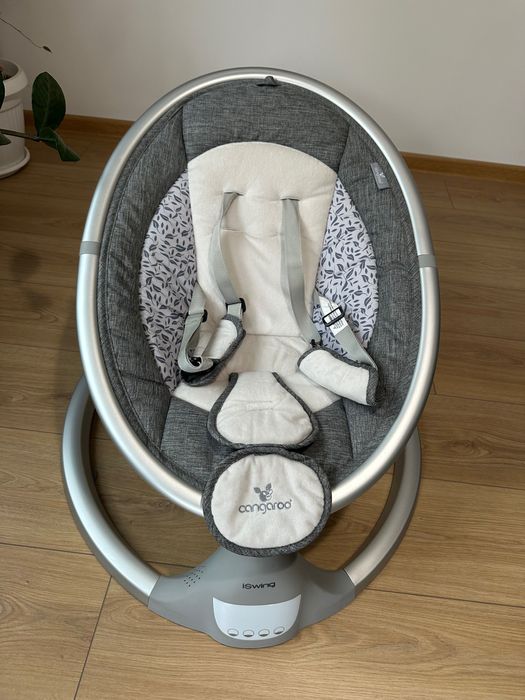Електрическа люлка Cangaroo - iSwing, графит