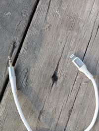 Кабель AUX iPhone, Lightning 8-pin - 3.5 mm jack, для iPhone, iPad