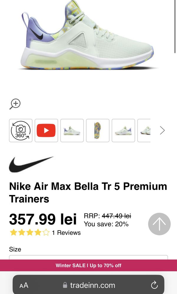 Nike Air Max Bella TR 5 DN0896 300
