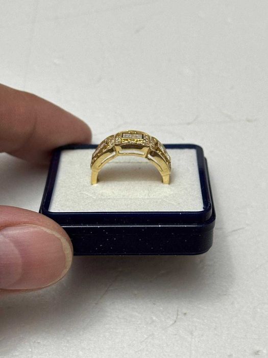 INEL AUR 14K + Cristale Zirconia - Deosebit - Nou - 5.3g - 390lei/gr.