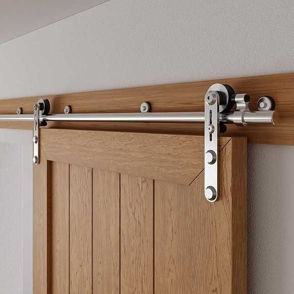 TSMST 1,5 m uși glisante, șină hambar , material oțel inoxidabil