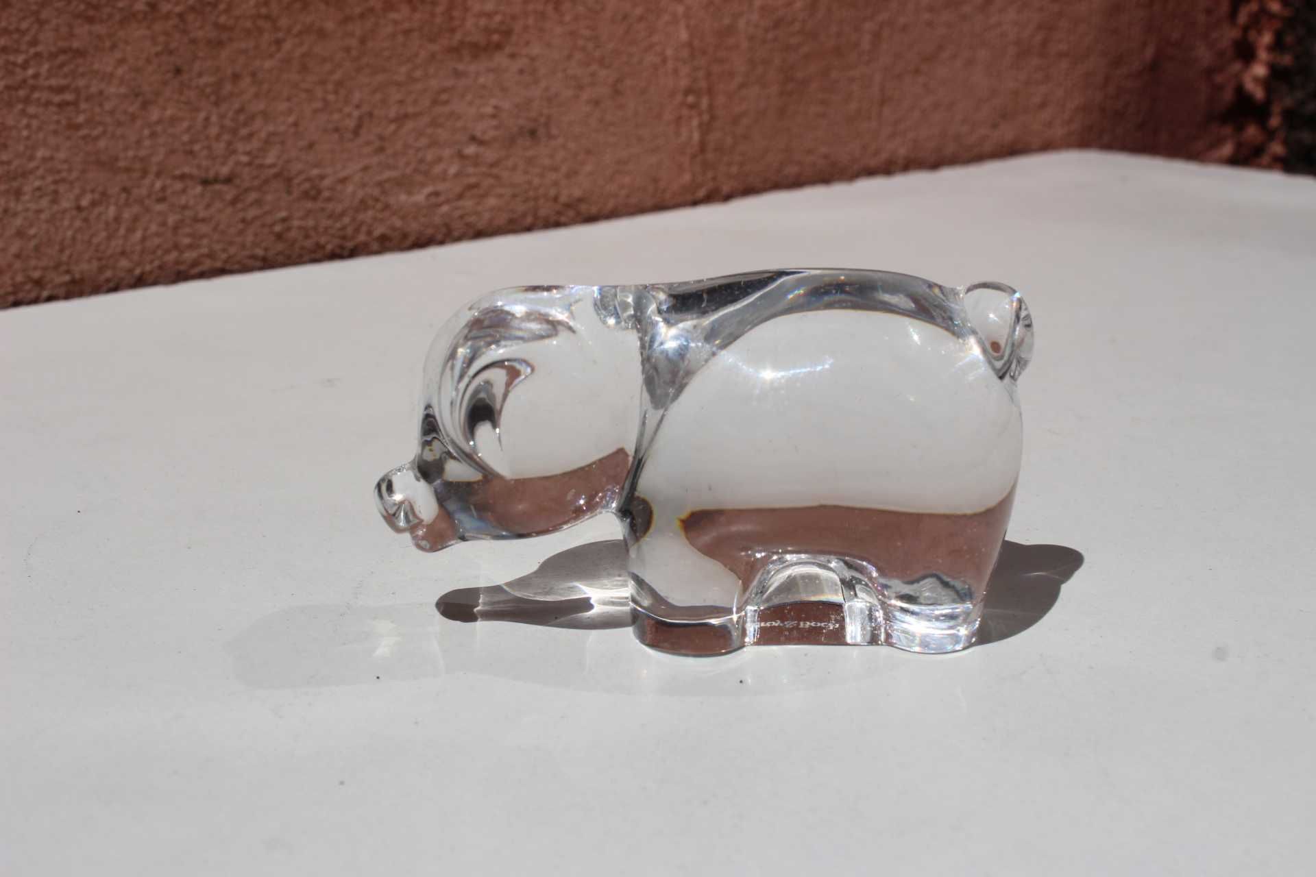 Figurina PORC - VILLEROY & BOCH, cristal, Germania