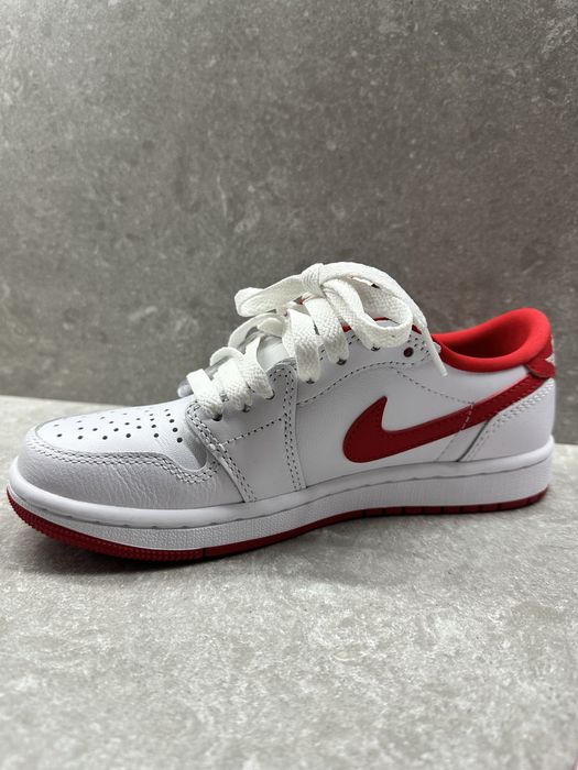 Air Jordan 1 Low OG 'White/Red' noi