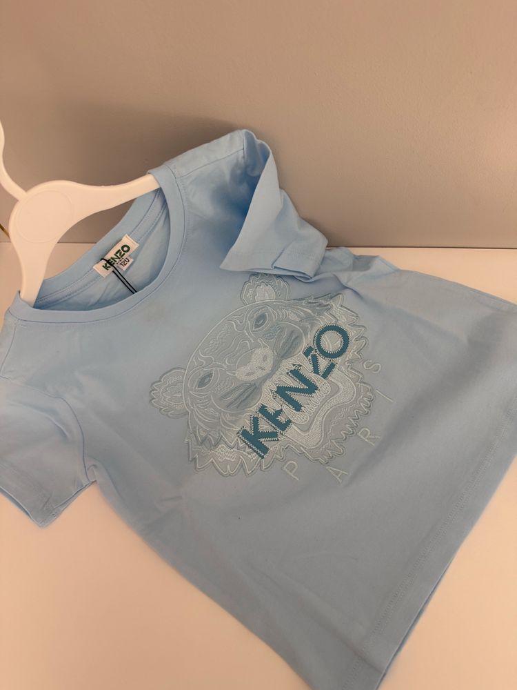 Детска блузка с къс ръкав #K - baby blue