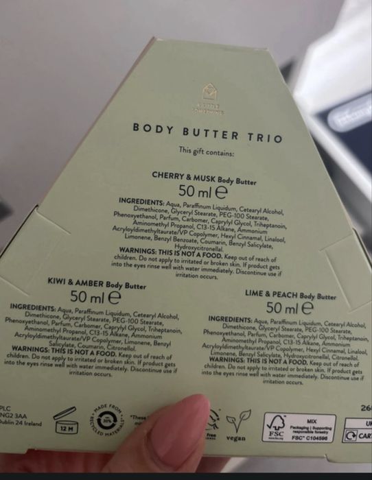 Set 3 produse corp body butter - 50 ml each X 3