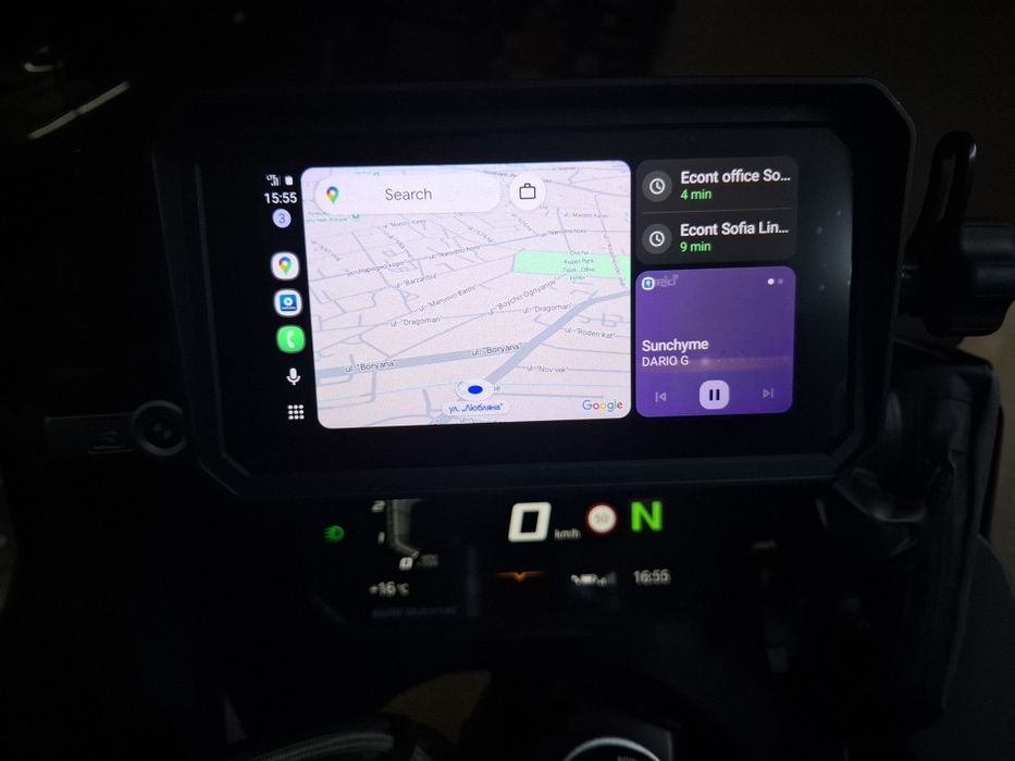 BMW Car Play/Android Autо GPS навигация за мотоциклет 6"  (инча}, Нова