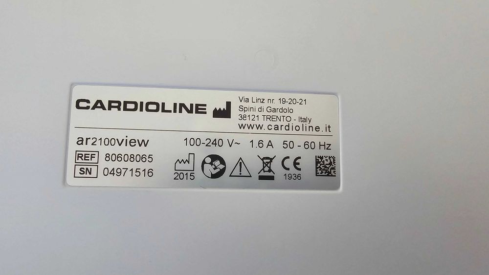 EKG Profesional Cardioline AR2100 view 12 canale electrocardiograf