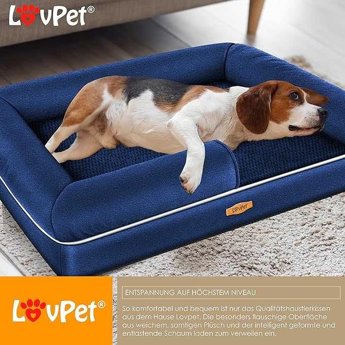 Lovpet® Ортопедично кучешко легло включително купа