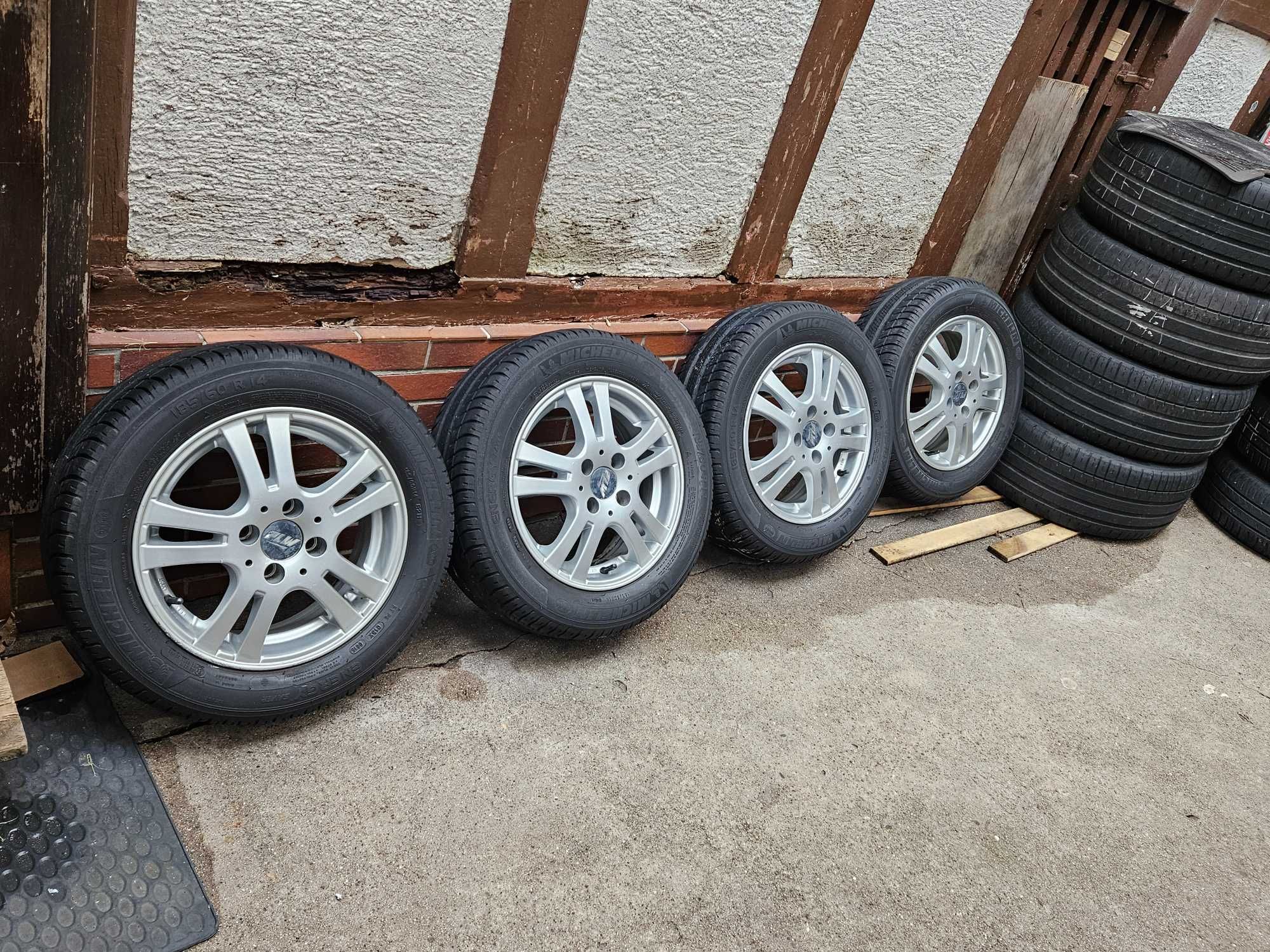 Лети джанти 14" 4х98 гуми 185/60/14