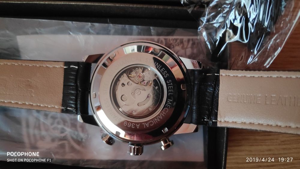 JARAGAR 3 Dial Display Classic Luminous Hands Curea din piele