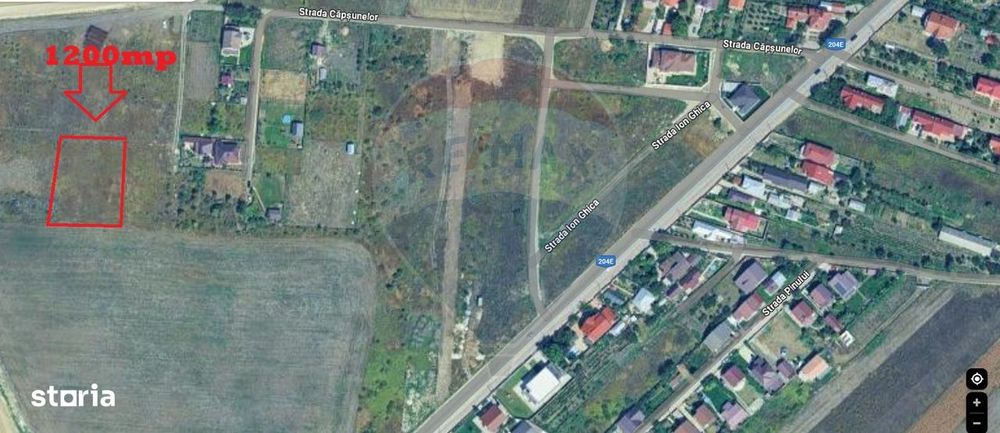 Teren intravilan 1200 mp in zona Petresti