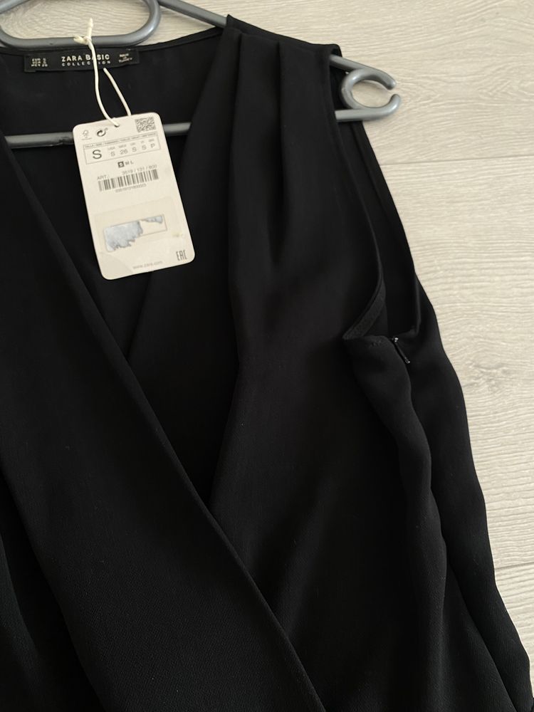 Salopeta zara noua, pantalon scurt eleganta marime S