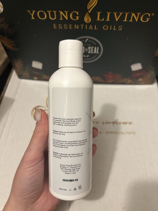 Loțiune de corp cu ulei de Lavandă