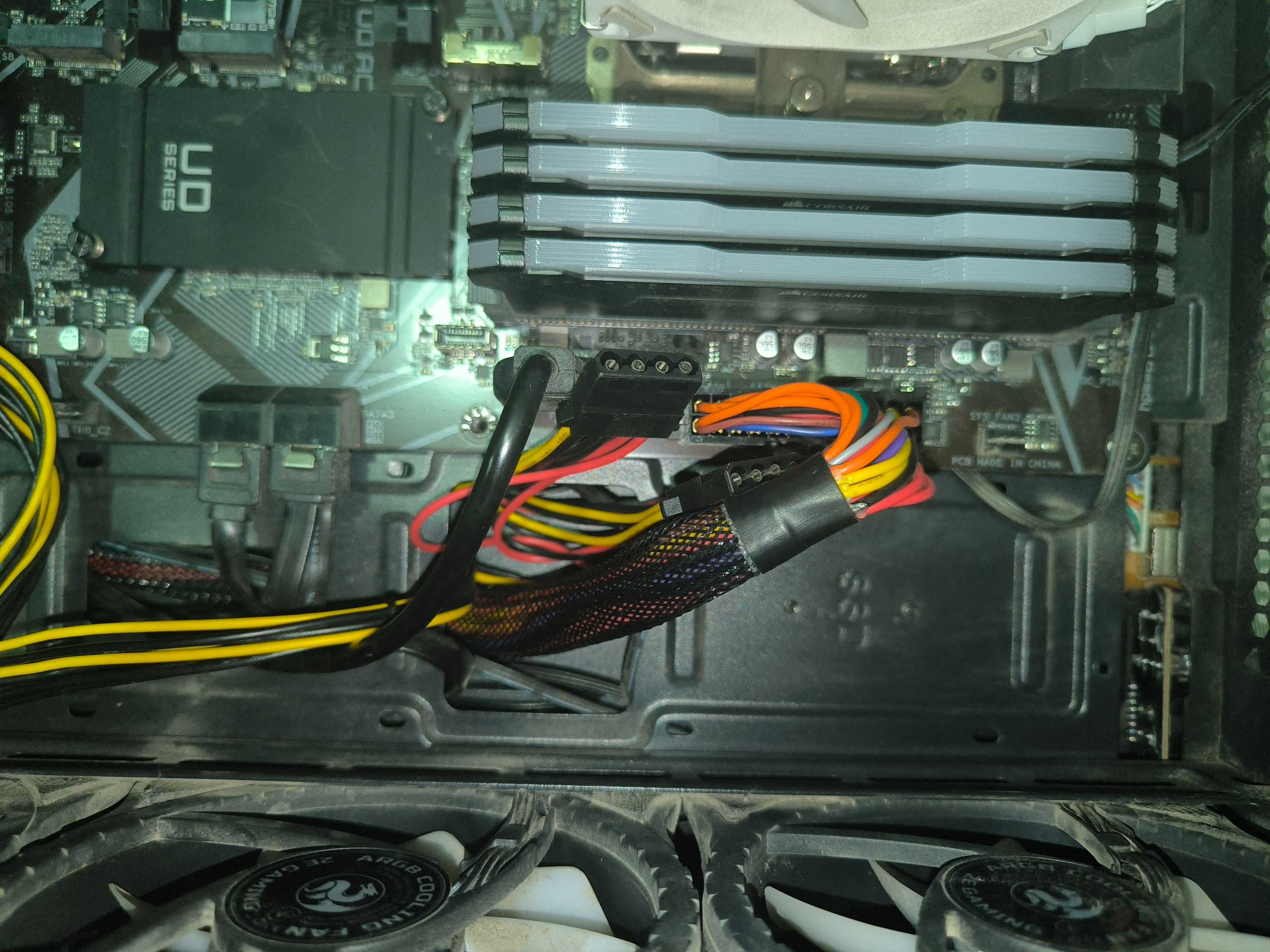 Компьютер DDR4 RAM 32gb, nvme 256gb, hdd 1tb, intel i5 10400f 6/12