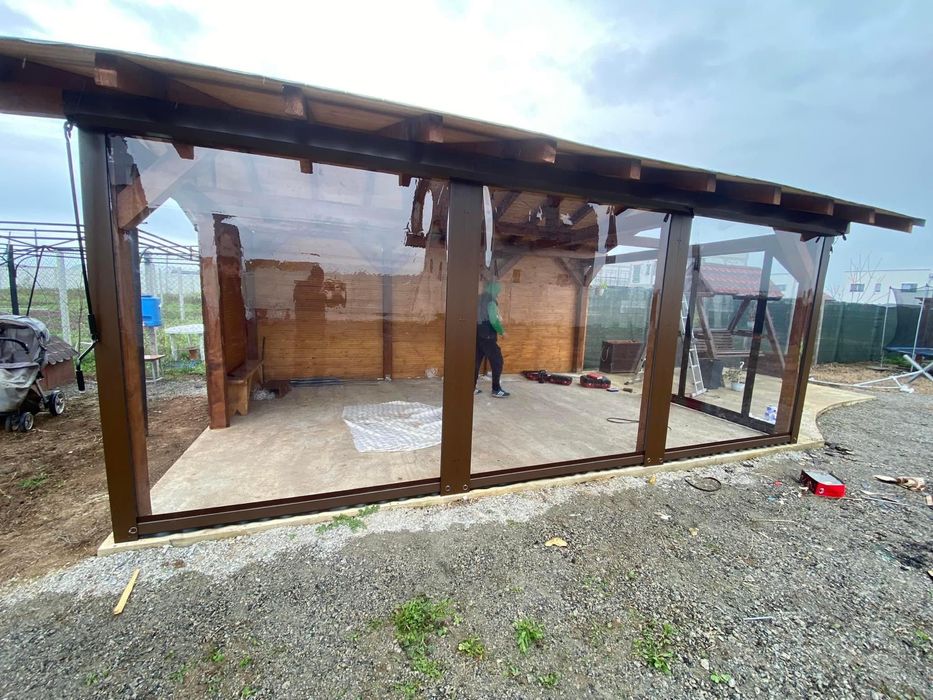 Rulouri casetate cu folie pvc cristal!