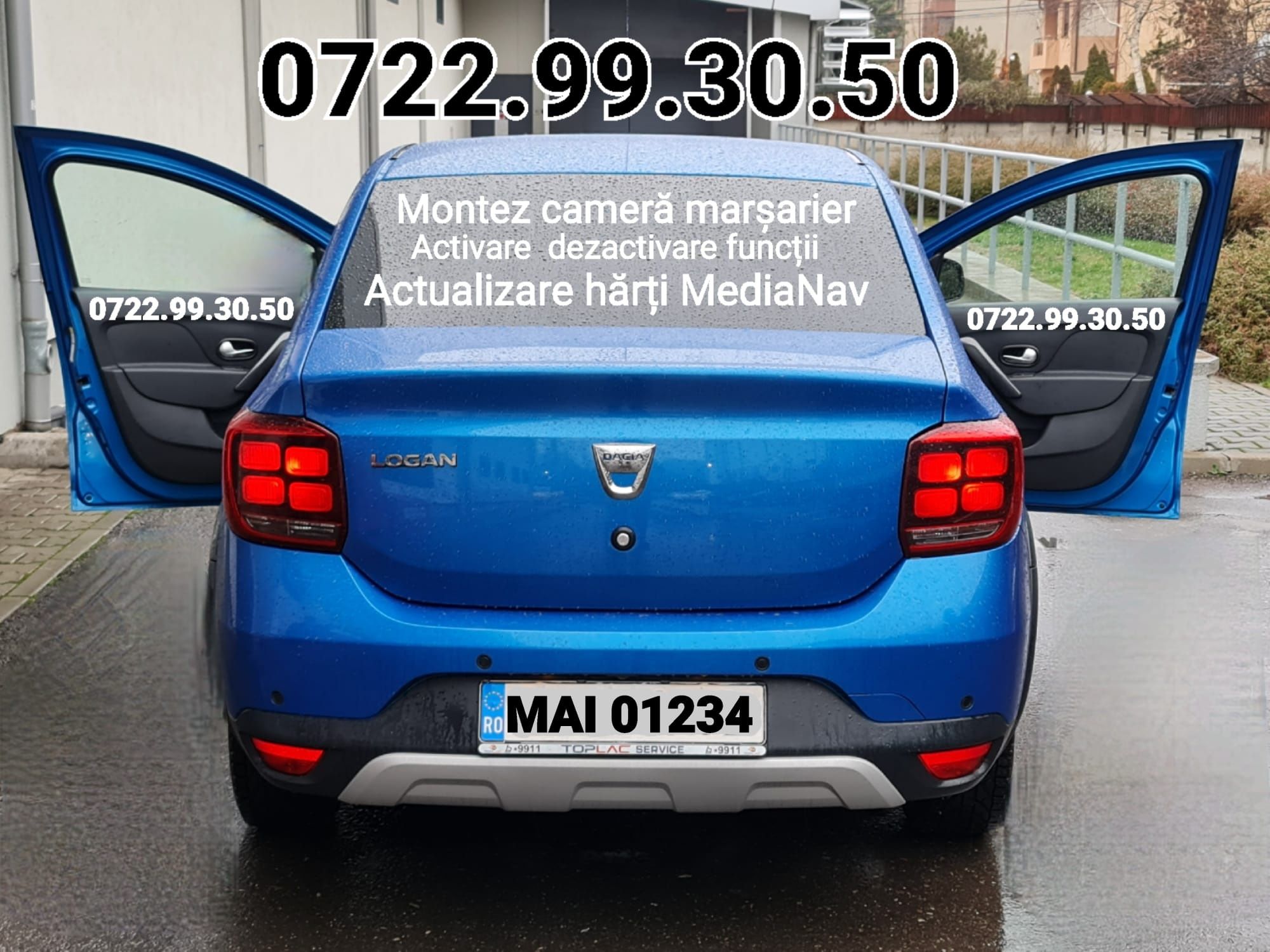 Dacia Activare Dezactivare Funcții Montaj Cameră Auto Marșarier Video