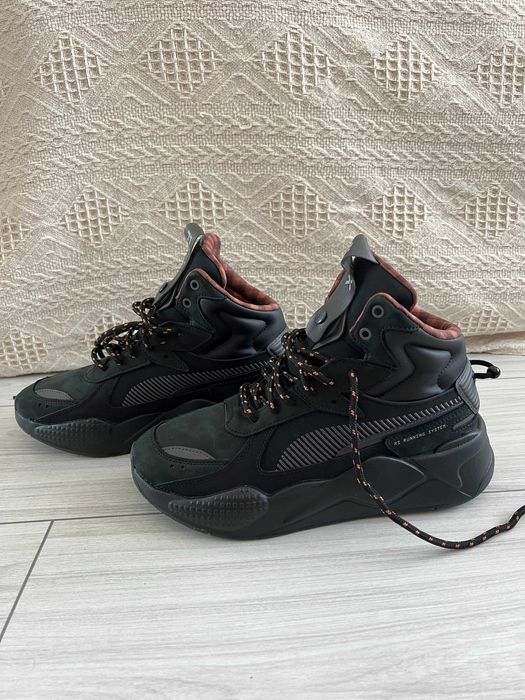 Adidasi PUMA RS-X Mid Black Ice marimea 40.5 [NOI]