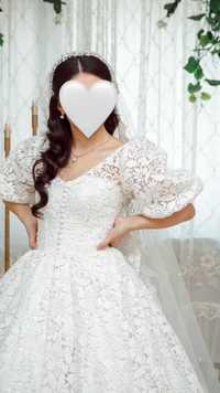 Индивидуально сшитое свадебное платье