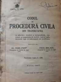 Codul de procedura civila din Transilvania 1925