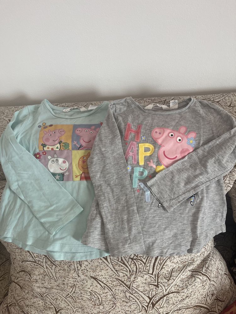 Impreuna 2 tricouri Peppa Pig