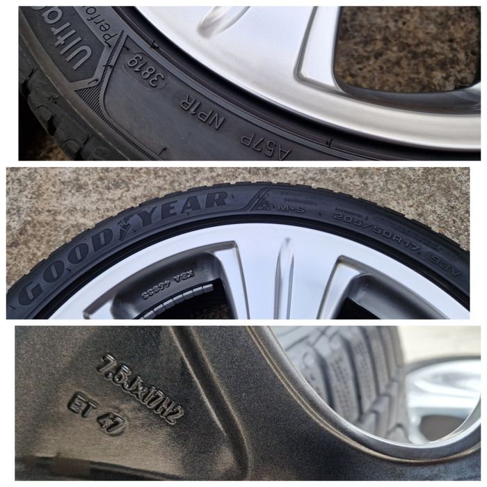 Jante 5x108 Ford Focus Mondeo anvelope iarna 205 50 17