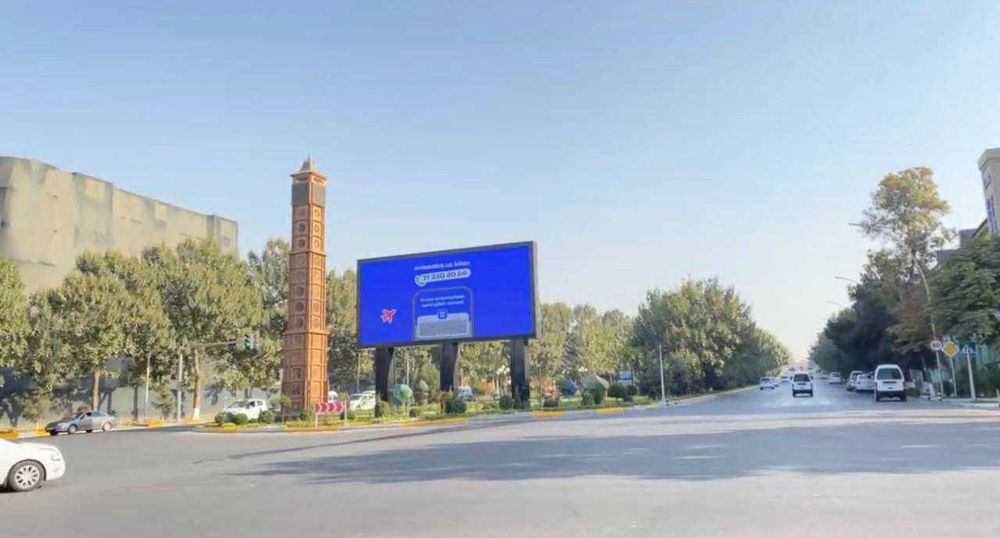 LED ekran Monitorlarda reklama Реклама на ЛЕД экраны Янгиюле