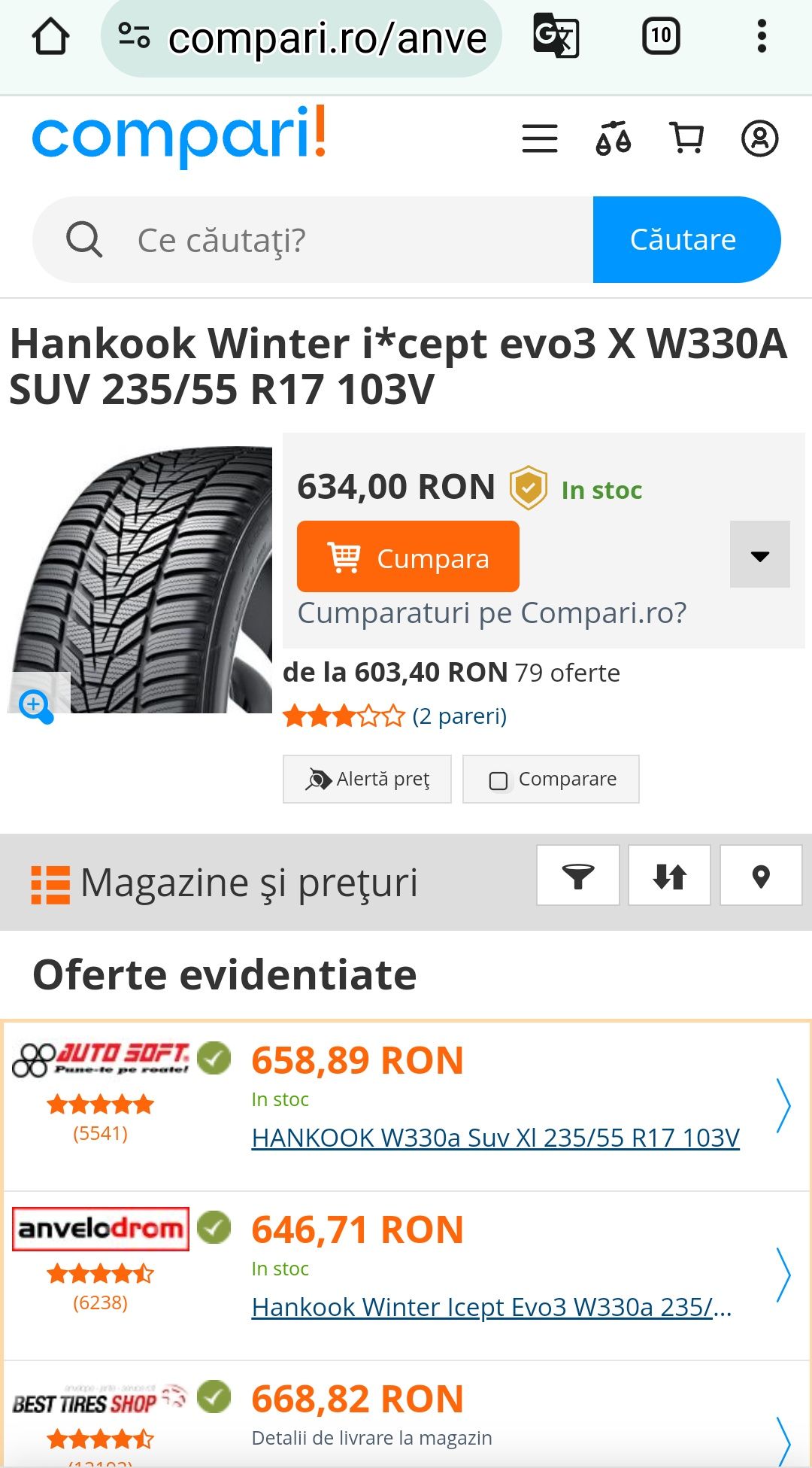 Anvelope Cauciucuri de iarnă 235 55 R17  M+S an 2020 VW T6 Caravelle