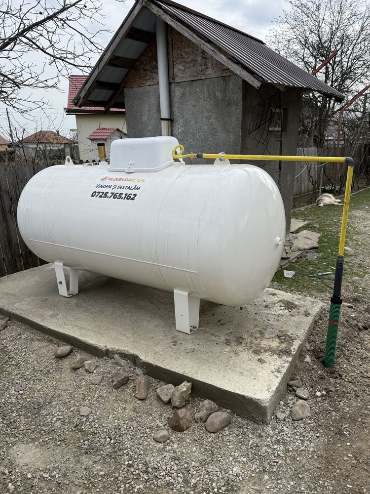 Butelie propan Gaz Butan Gpl Bazin Rezervor 1000 litri 1750/3000