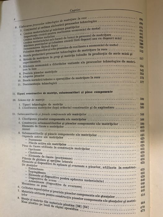 Cartea “Ștanțarea și matrițarea la rece” de V. P. Romanovski
