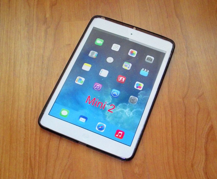 Husa TPU pentru iPad mini ( transparenta / rosie / neagra )
