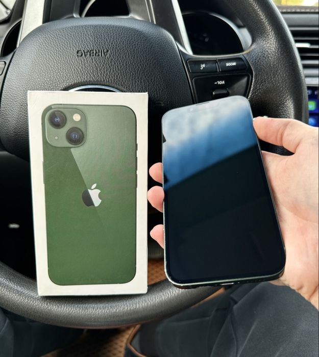 > iPhone 13 128GB Зеленый • Состояние идеал • 175 000 ₸