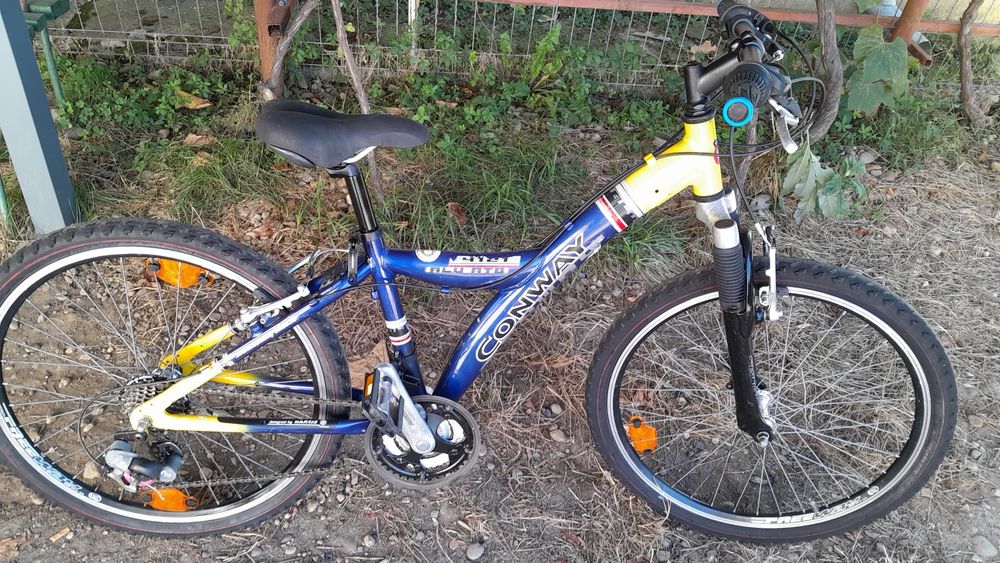 Bicicleta atb copii (9-14 ani) Conway,24 inchi, Aluminiu,7x3, Shimano