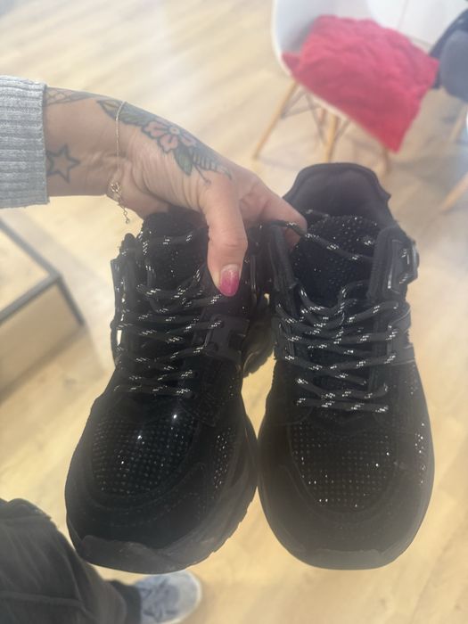 обувки Guess,36,с блещят ефект