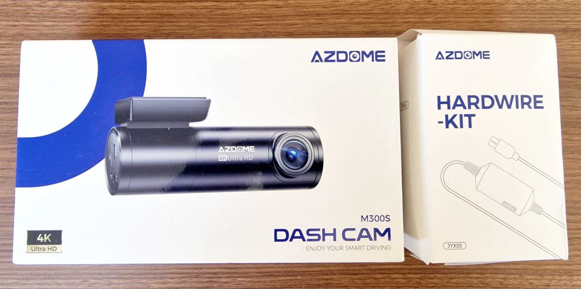 НОВ Видеорегистратор AZDOME M300S + Hardwire кабел за  паркинг охрана