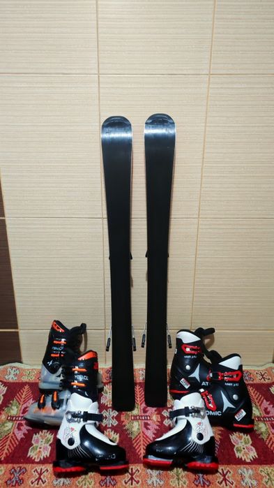 Set schiuri 100 cm Salomon -clapari ski