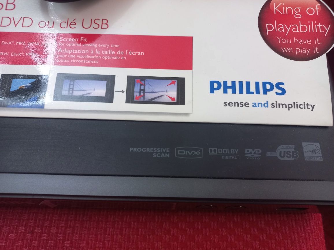 DVD Phillips dvp3350