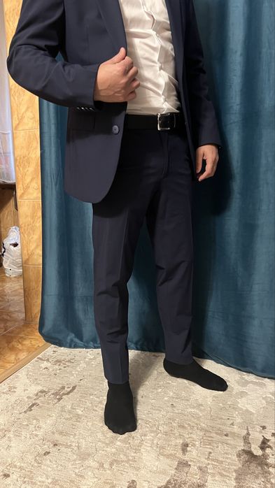 Costum barbat albastru Mc Neal calitate premium 46 - nou cu eticheta