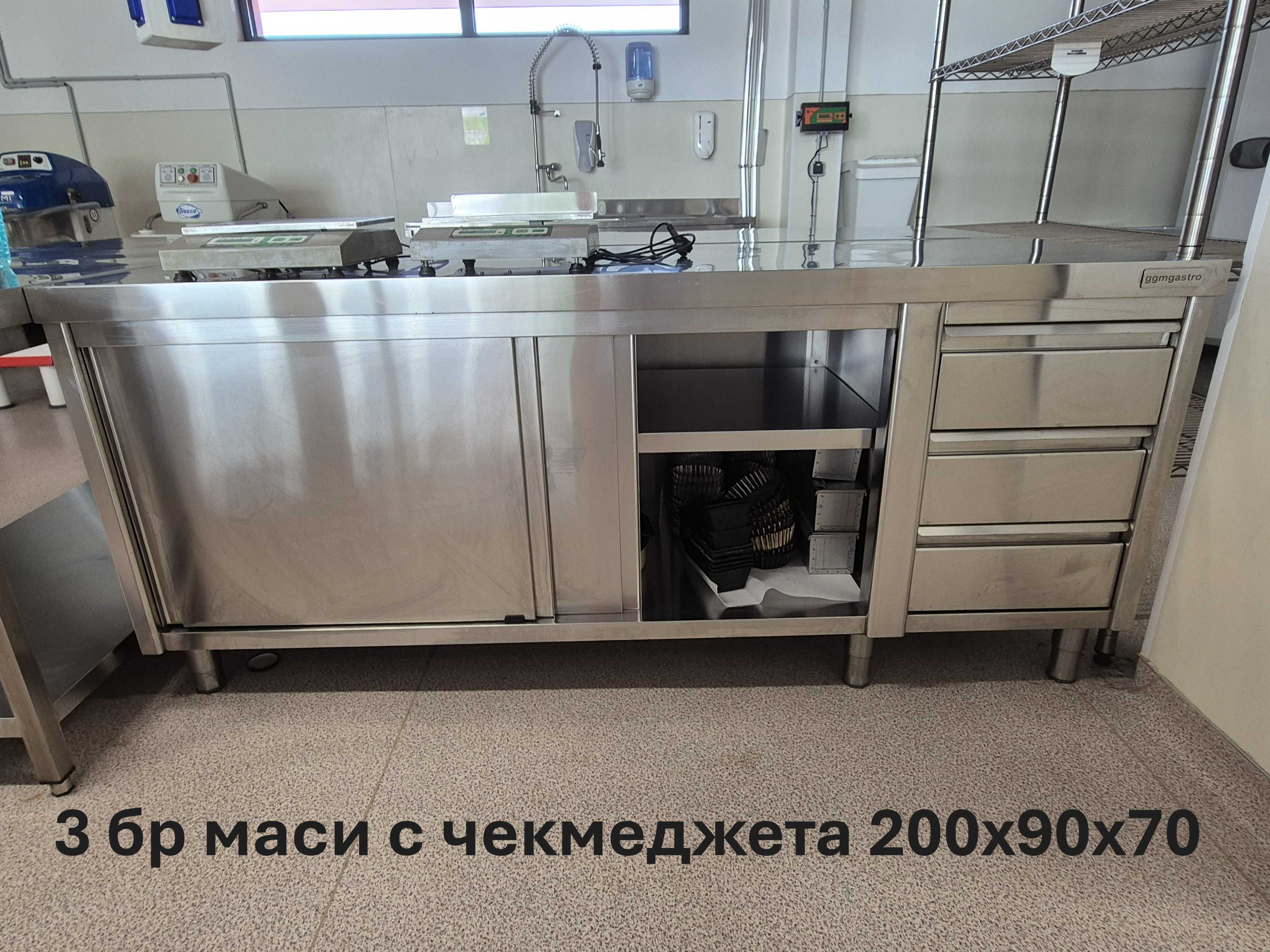 Работни маси/шкафове от неръждавейка GGM Gastro