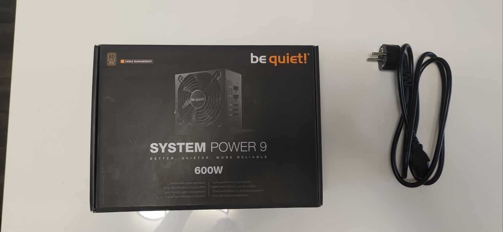 Vand Sursa be quiet! System Power 9 CM, 80+ Bronze, 600W