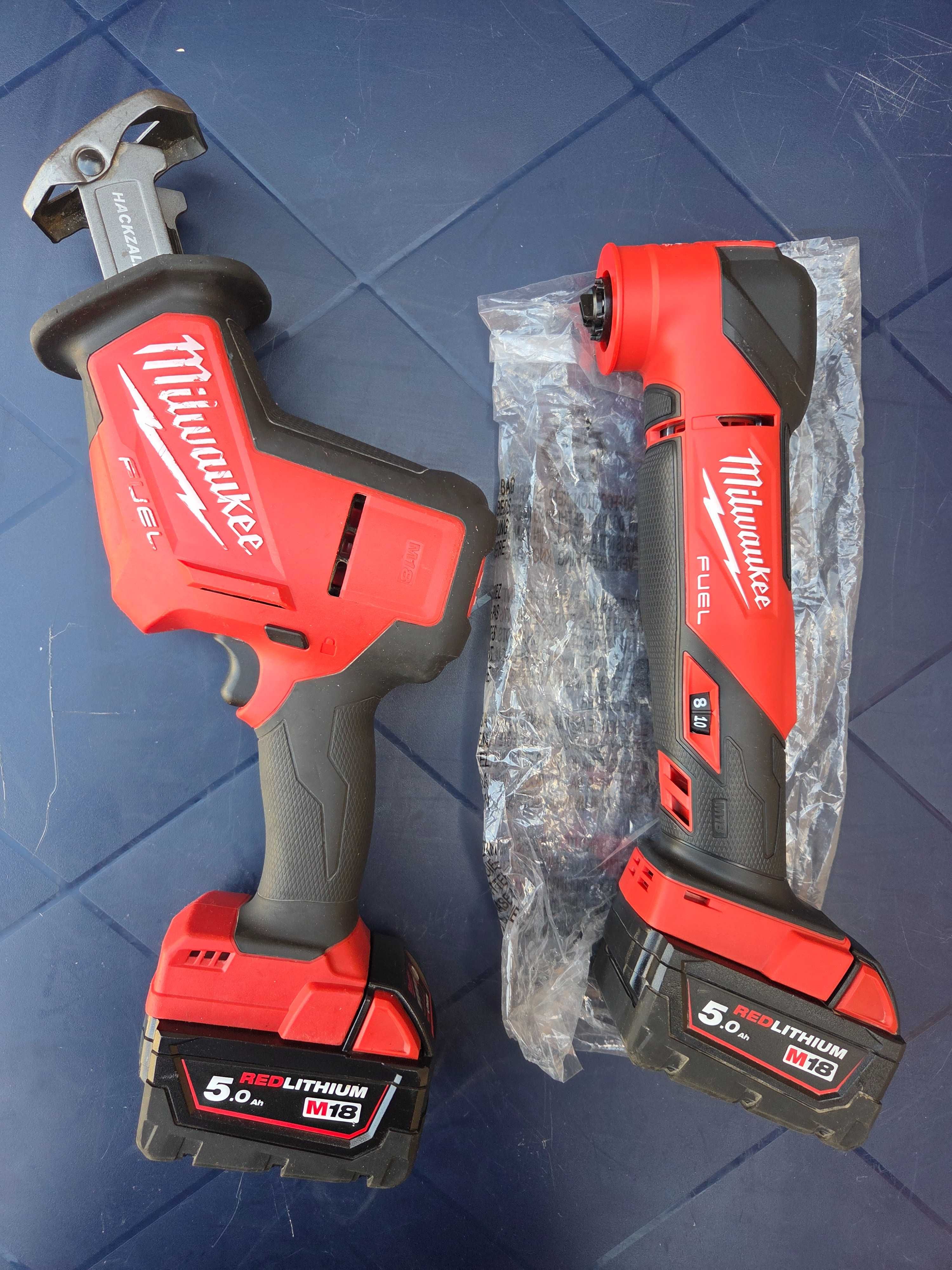 Milwaukee M18 FUEL - Саблен трион FHZ и Мултитул FMT - ОТЛИЧЕН