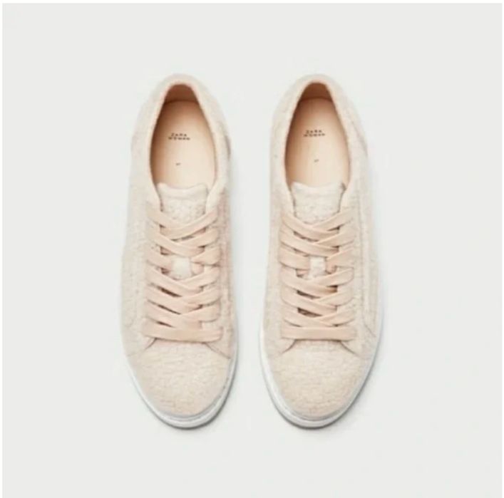 ZARA кроссовки - тедди женские