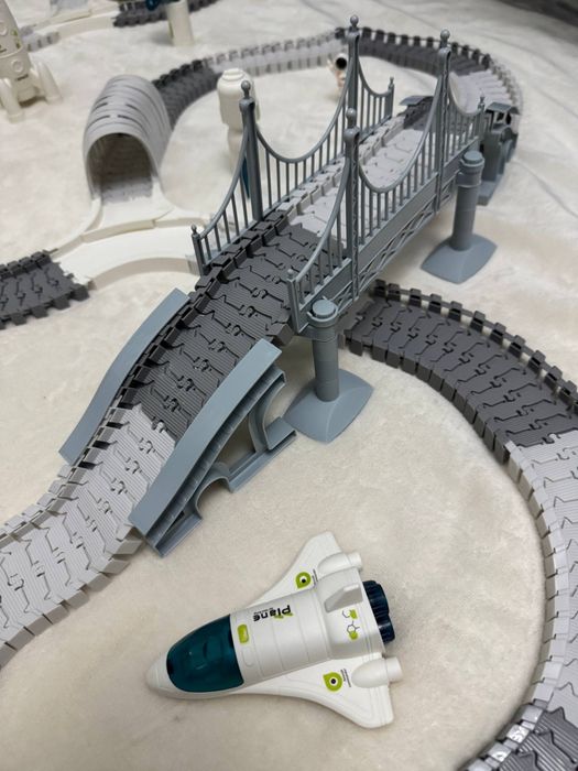 Конструктор трасса подарок для детей 348деталей трассы