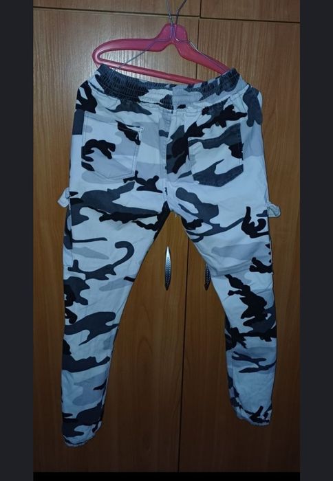 Бял Камуфлажен Панталон