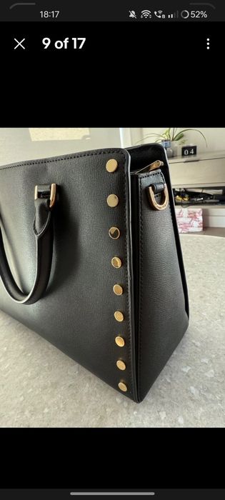 Geanta Michael Kors Sylvie Gold