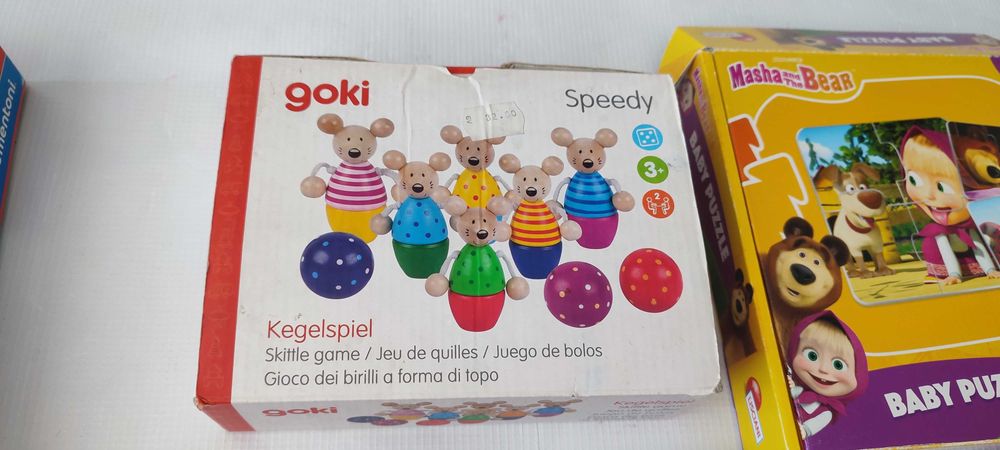 Детски пъзели Goki ,пожарна станция,влакче,мами и деца и др.