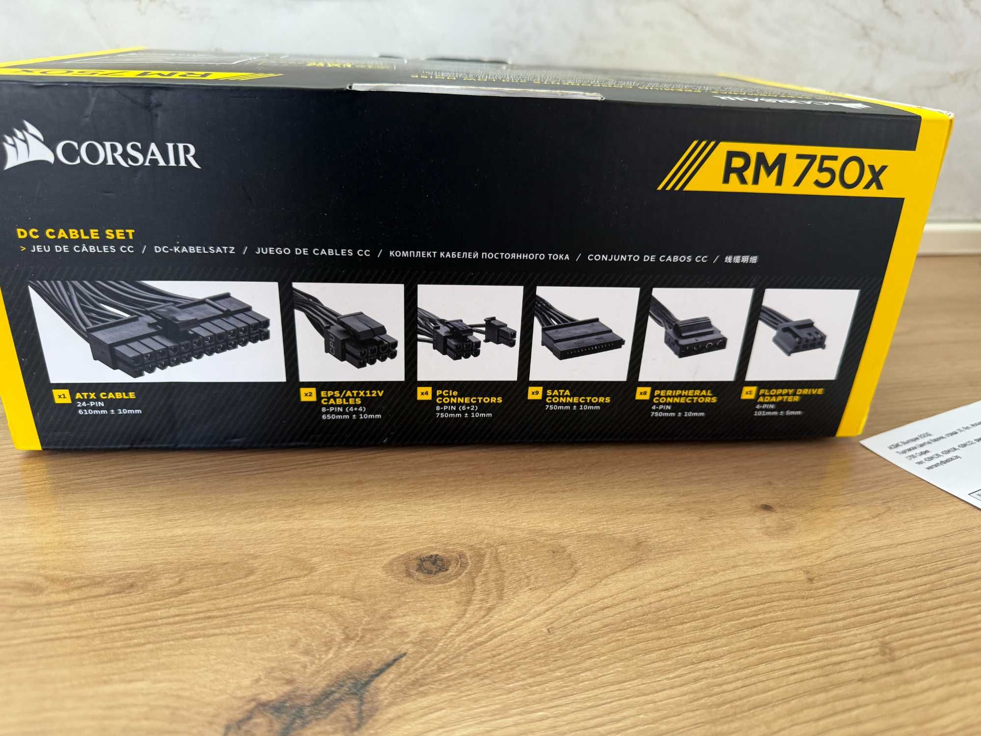Захранване Corsair RM 750x 5 години гаранция